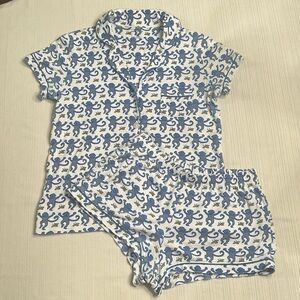 Blue Monkey Polo Roller Rabbit Pajamas